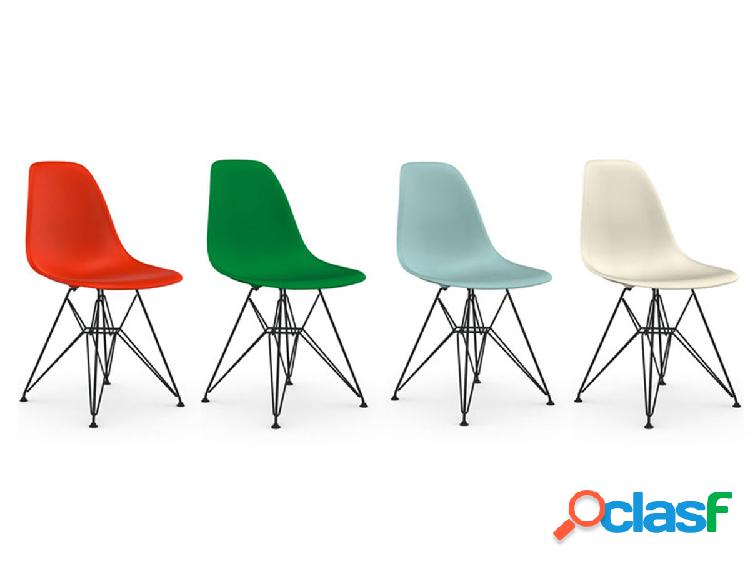 Vitra Eames Plastic Chair DSR - Base Nera / Set 4 Sedie