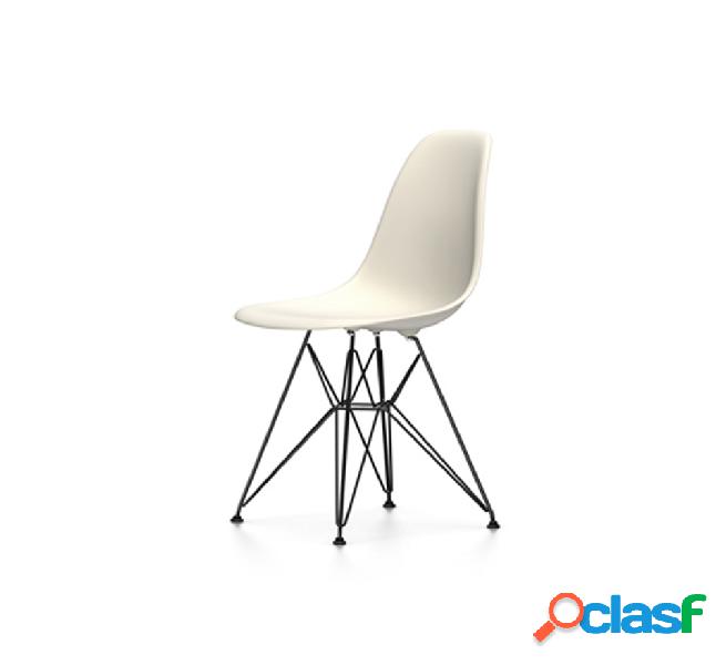 Vitra Eames Plastic Chair DSR - Sedia Basamento Nero-Crema