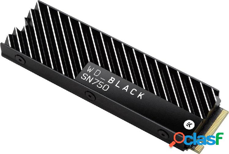 WD Black™ SN750 500 GB SSD interno NVMe/PCIe M.2 M.2 NVMe