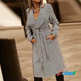 Women's Coat Fall Winter Street Daily Going out Long Coat