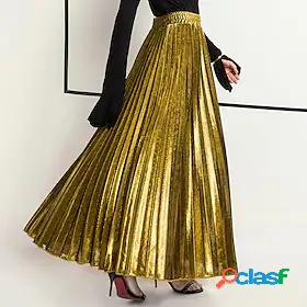 Womens Elegant Swing Skirts Birthday Party Weddiing Guest