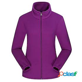 Womens Fleece Hiking Fleece Jacket Winter Outdoor Thermal