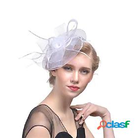 Womens Hair Clip Party Party Headwear Solid Color / Black /