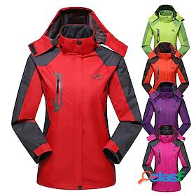 Womens Hiking Jacket Hiking Windbreaker Outdoor Waterproof