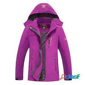 Womens Hiking Softshell Jacket Hiking Windbreaker Summer