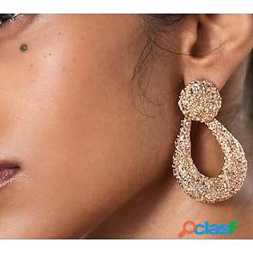 Womens Hoop Earrings Pearl Drop Love Classic Vintage Classic