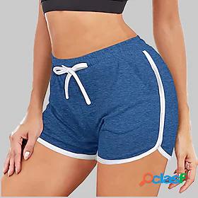 Womens Stylish Shorts Short Pants Daily Plain Mid Waist Soft