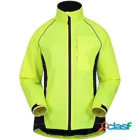 Womens Winter Cycling Jacket Polyester Bike High Visibility