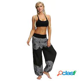Womens Yoga Pants Bloomers Harem Paisley Bohemian Quick Dry