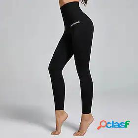 Womens Yoga Pants High Waist Tights Bottoms Tummy Control