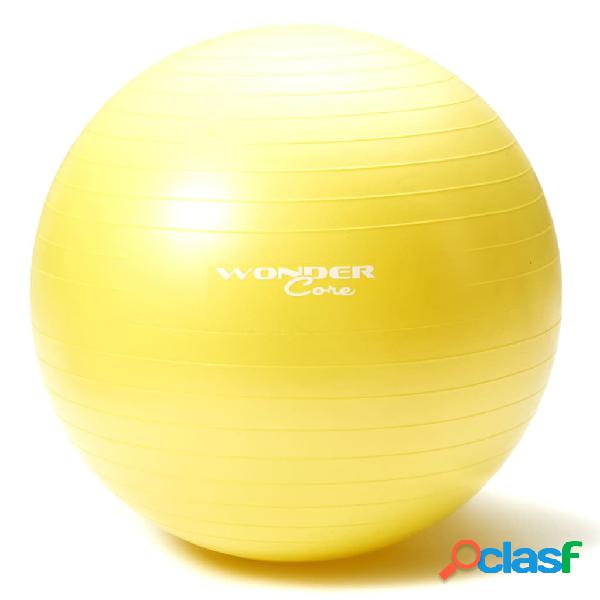 Wonder Core Palla da Ginnastica Anti-Scoppio 55 cm Gialla