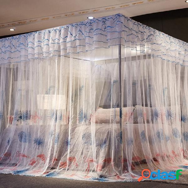 Zanzariera a quattro angoli / Letto a baldacchino Pizzo Rete