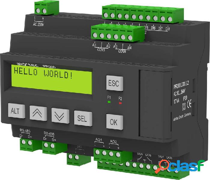 akYtec PR200-230.2.2 37C057 Controller PLC 230 V/AC