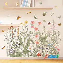 animali floreali piante adesivi murali camera da letto