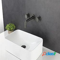 rubinetto lavabo bagno - classico / montaggio a parete /
