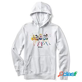 skateboards pullover hoody sailor moon ginza scouts white