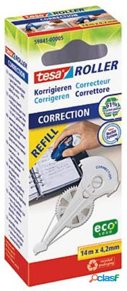 tesa Ricarica correttore a roller ROLLER 59841 4.2 mm Bianco