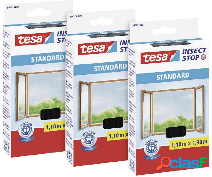 tesa STANDARD 55671 Zanzariera (L x L) 1300 mm x 1100 mm