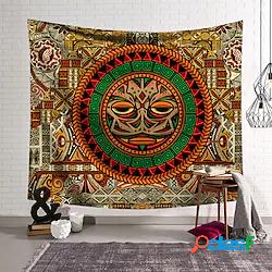 tiki africano arazzo da parete arte decorazione coperta