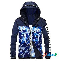 uomo upf 50 protezione solare uv zip up felpa con cappuccio