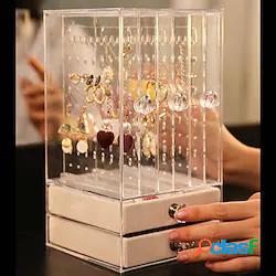 vassoi trasparenti acrilico gioielli di lusso scatola di