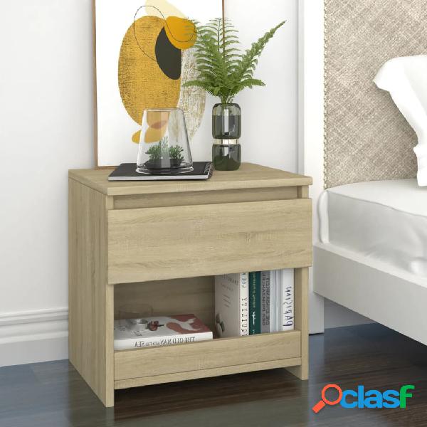 vidaXL Comodini 2 pz Rovere Sonoma 40x30x39 cm in Truciolato