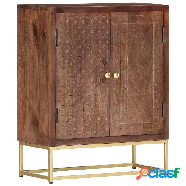 vidaXL Credenza 60x30x75 cm in Legno Massello di Mango