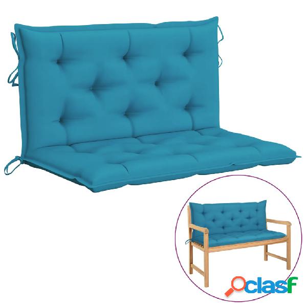 vidaXL Cuscino per Dondolo Azzurro 100 cm in Tessuto