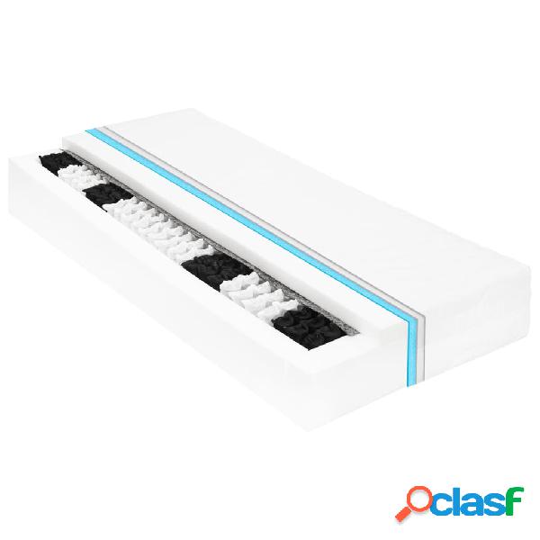 vidaXL Materasso 100x200 cm 7 Zone a Molle Insacchettate 20