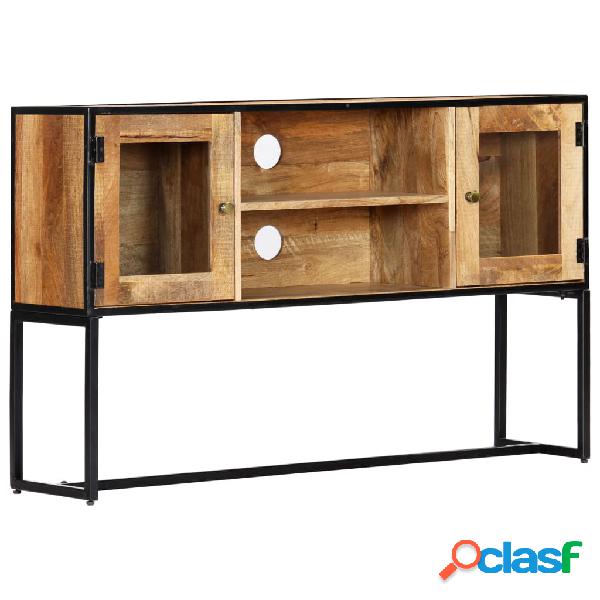 vidaXL Mobile Porta TV 120x30x75 cm in Legno Massello di