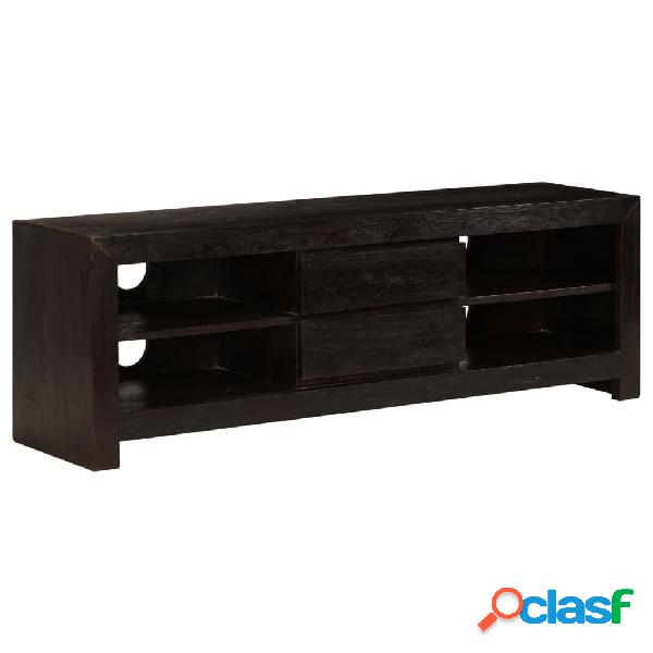 vidaXL Mobile Porta TV in Legno di Acacia 120x30x40cm