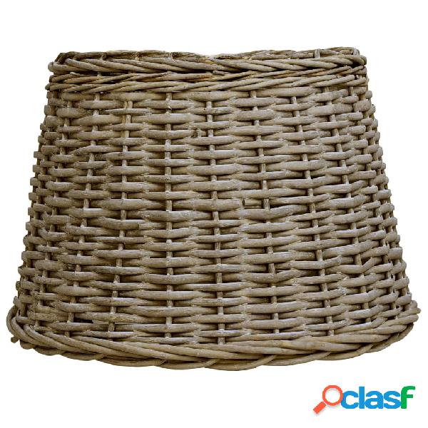 vidaXL Paralume in Vimini 45x28 cm Marrone