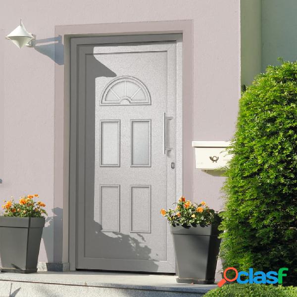 vidaXL Porta di Ingresso Bianca 110x210 cm