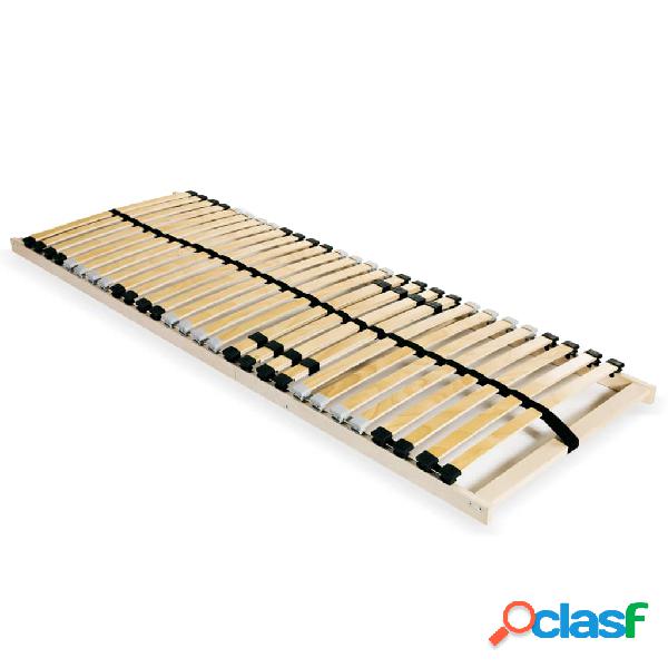 vidaXL Rete a Doghe 7 Zone con 28 Doghe 90x200 cm