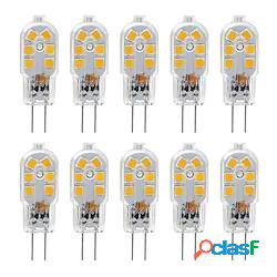 zdm g4 2.5w lampadina led confezione da 10 led bi-pin g4