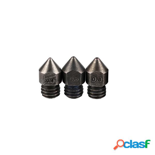 0.4mm/0.6mm/0.8mm 1.75mm Hardened Steel Nozzle for Creality