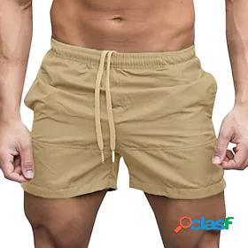 0ZL Mens Athletic Running Shorts Gym Shorts Capri Pants