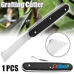 1 pz coltello da innesto in acciaio inox pieghevole