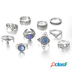 10 pezzi Anelli midi Anello da mignolo For Per donna Strada