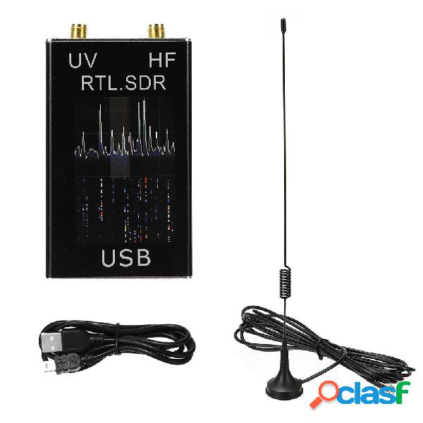 100KHz-1.7GHz Full Band UV HF RTL-SDR USB Tuner Receiver USB