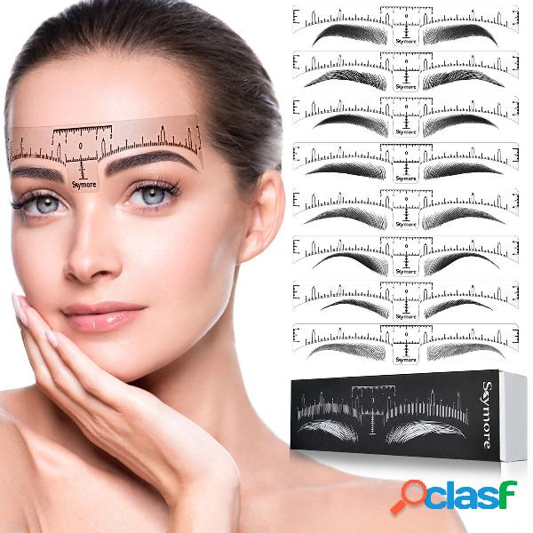 100PCS Eyebrow Stencil One-time Eyebrow Grooming Stencil