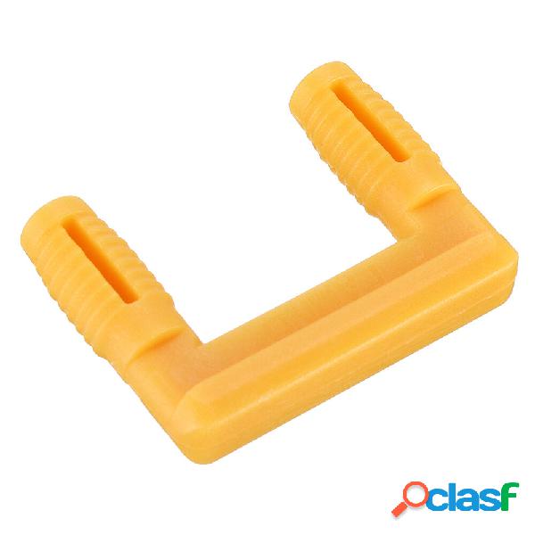 10pcs U-shaped Wood Board Connector Plastic Stealth Right