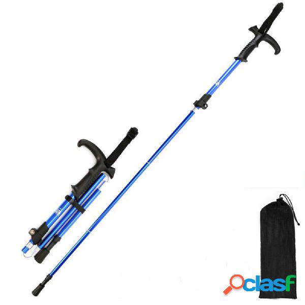 110-130CM Adjustable Foldable OutdoorTrekking Pole Made Of