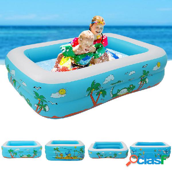 120-150CM Family Inflatable Swimming Pool 3-Ring Thicken