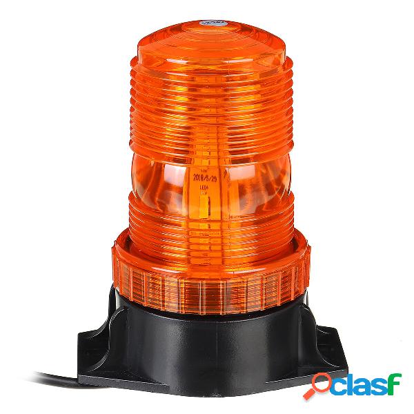 12V-24V 30 LED 5730 Rotating Flashing Amber Beacon Flexible