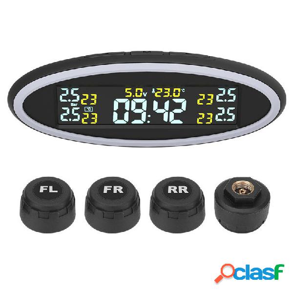 12V Car TPMS Tyre Pressure Monitoring System with Ambient