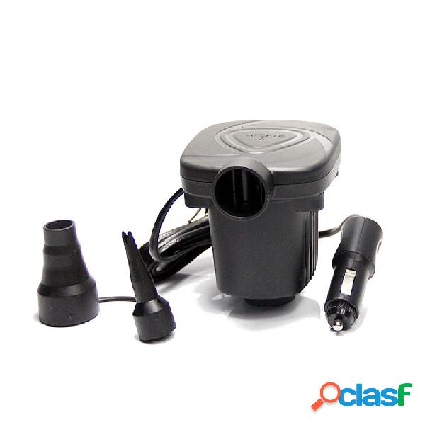 12V DC Electric Air Pump Inflator 2 Nozzles for Inflatables