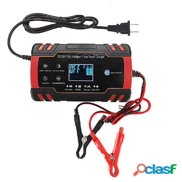 12V/24V 8A Touch Screen Pulse Repair LCD Battery Charger Red