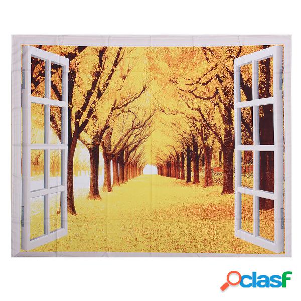 150*130cm Seasonal Forest Blanket Painting Bedroom Decor Art
