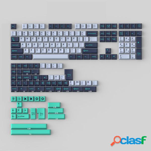 173 Keys Ocean ABS Keycap Set Cherry Profile Two Color